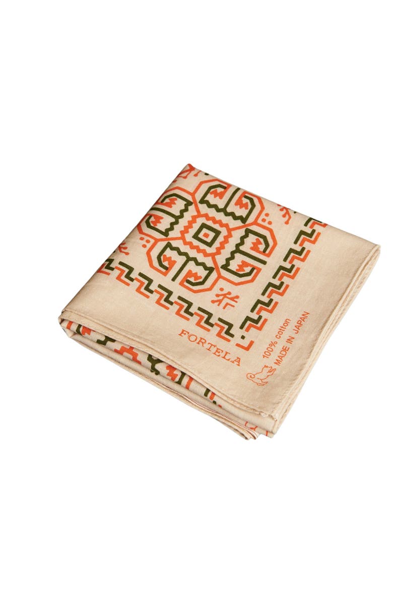 Fortela Ikara Cotton Bandana, Alternate, color, Off White
