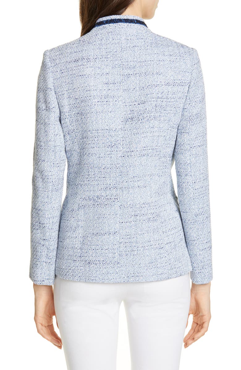 Helene Berman Colette Cotton Blend Tweed Jacket, Alternate, color,