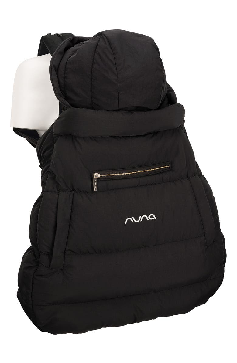 Nuna CUDL<sup>™</sup> Water Repellent Baby Carrier Winter Cover, Alternate, color, Caviar