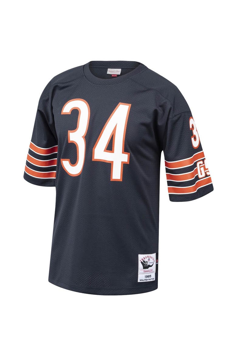 Men's Mitchell & Ness Walter Payton Navy Chicago Bears 1985 Authentic Throwback Retired Player Jersey, Alternate, color, Navy