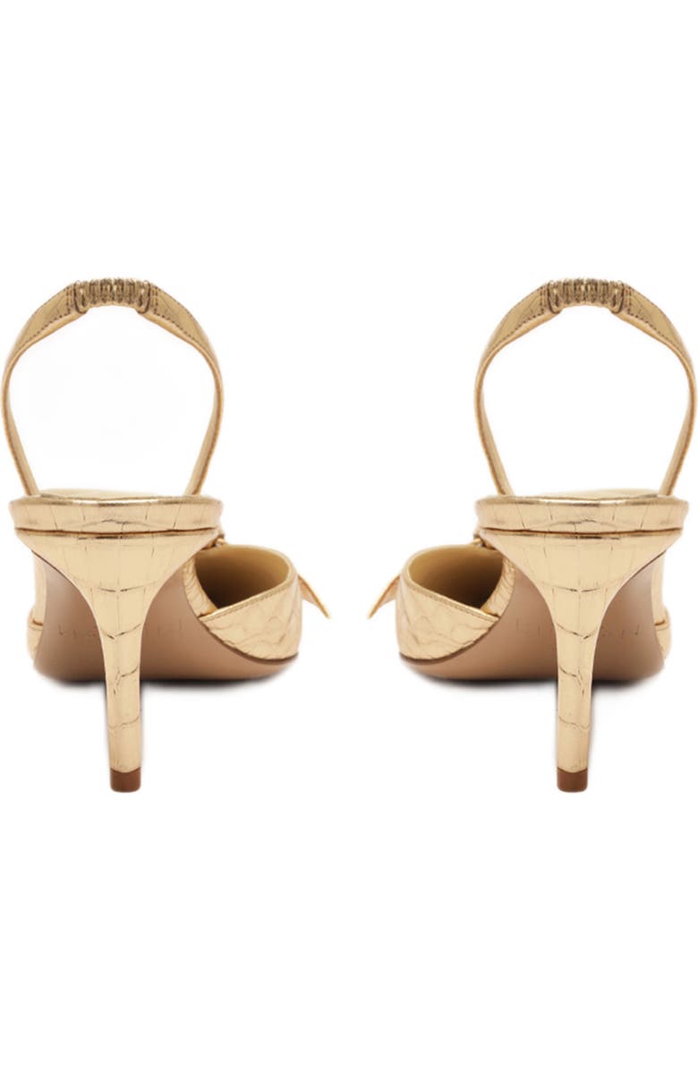 Alexandre Birman Clarita Croc Embossed Slingback Pump, Alternate, color,
