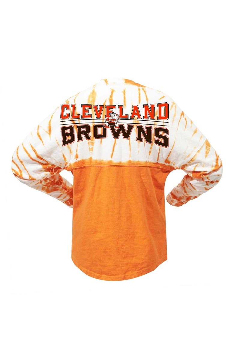 FANATICS Women's Fanatics Branded Orange Cleveland Browns Vintage Bamboo Spirit Jersey Long Sleeve T-Shirt, Alternate, color, Orange