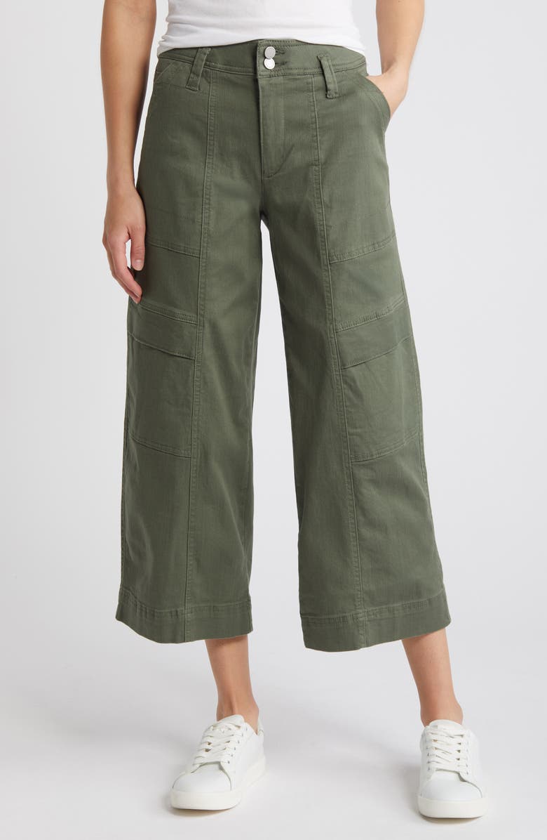 Wit & Wisdom 'Ab'Solution Skyrise Crop Wide Leg Pants, Main, color,