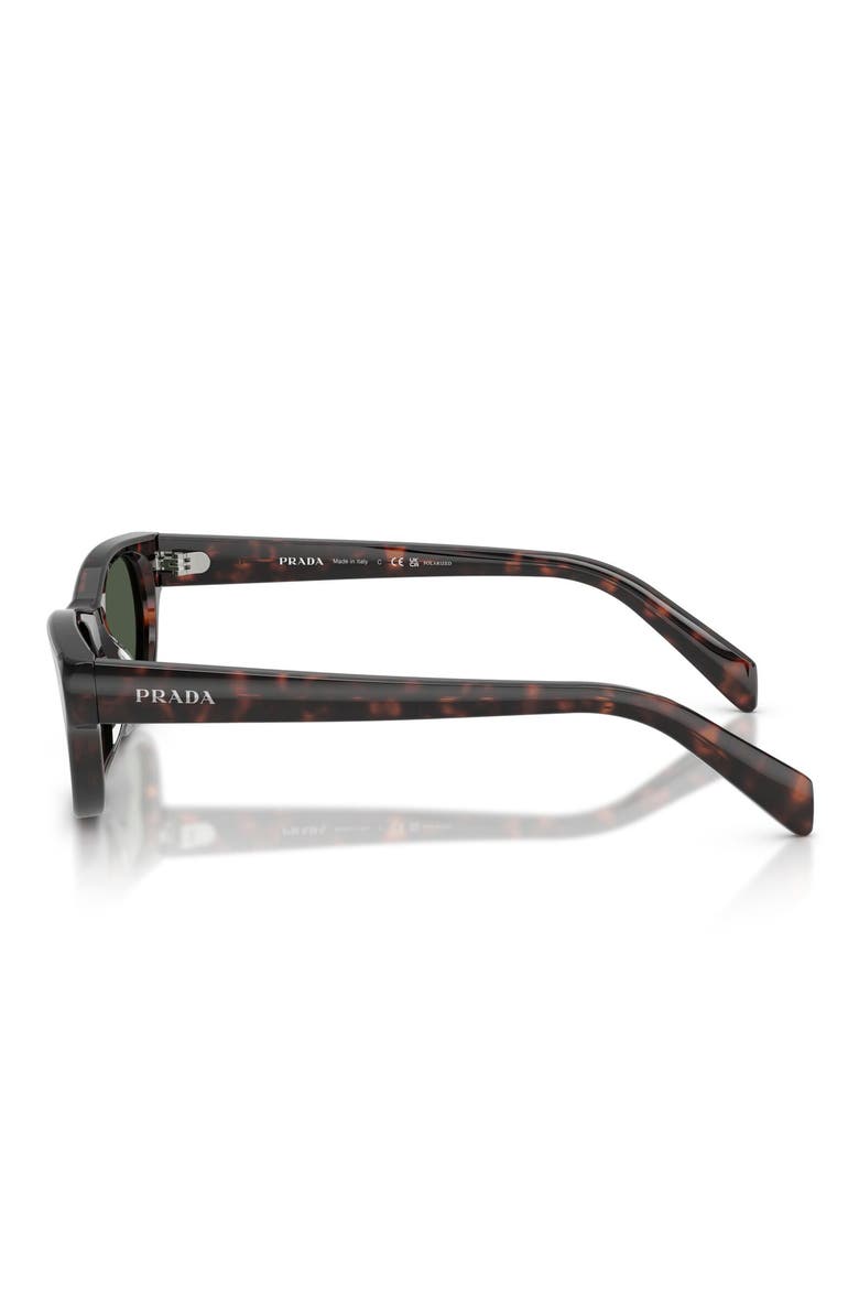 52mm Polarized Cat Eye Sunglasses, Alternate, color, HAVANA / DARK GREY POLAR