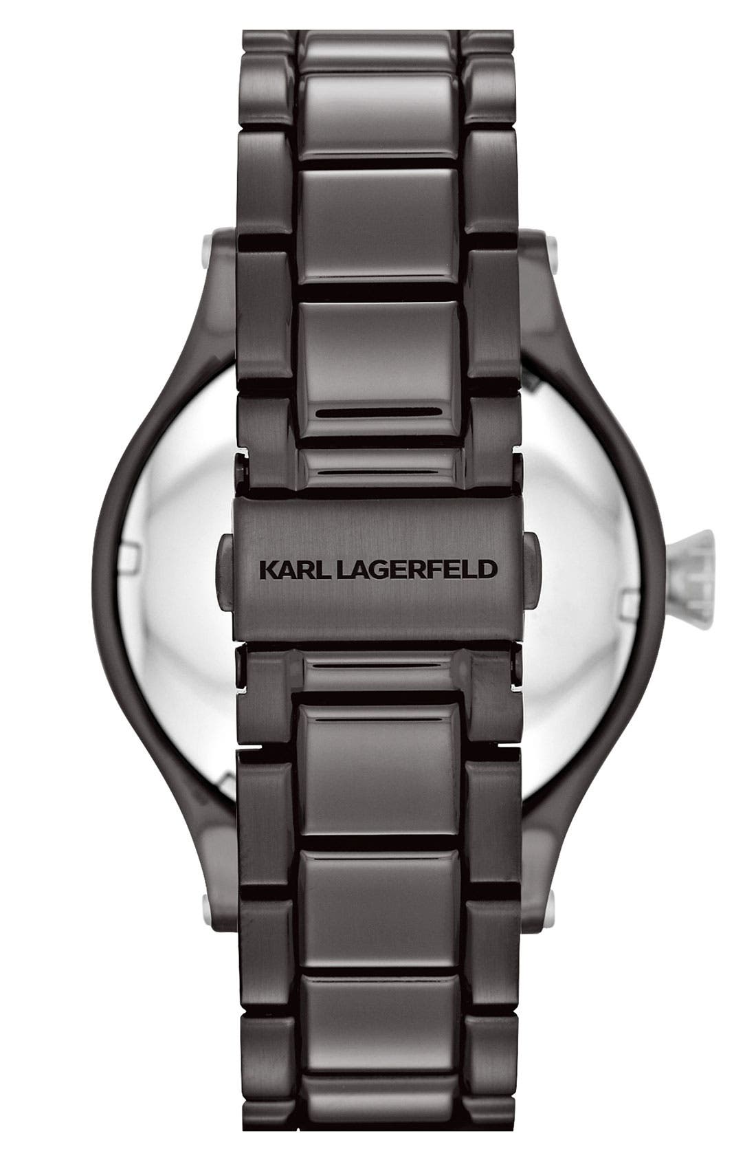 KARL LAGERFELD PARIS KARL LAGERFELD Chain Detail Bracelet Watch, 40mm ...
