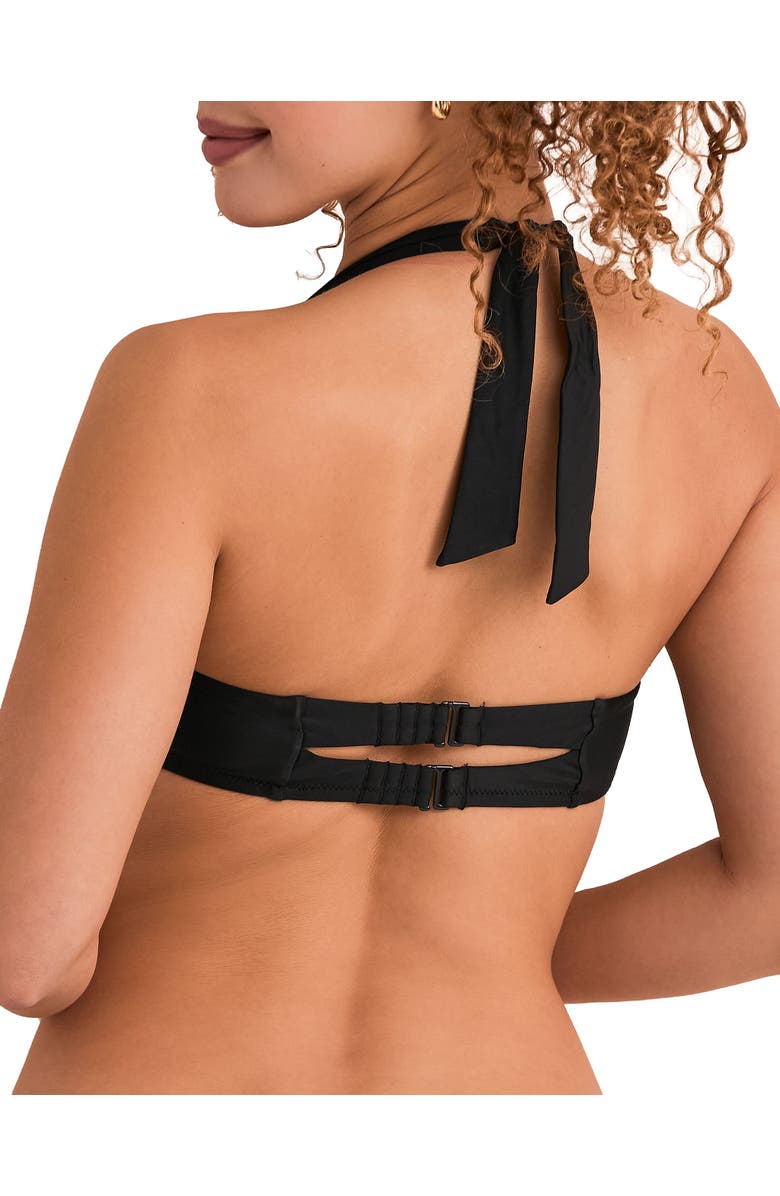 Adore Me Perry Swimwear Bikini Top, Alternate, color, Black