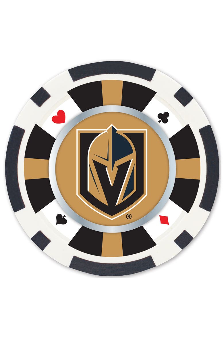 Vegas Golden Knights 100pc Poker Chips, Alternate, color, Multicolor