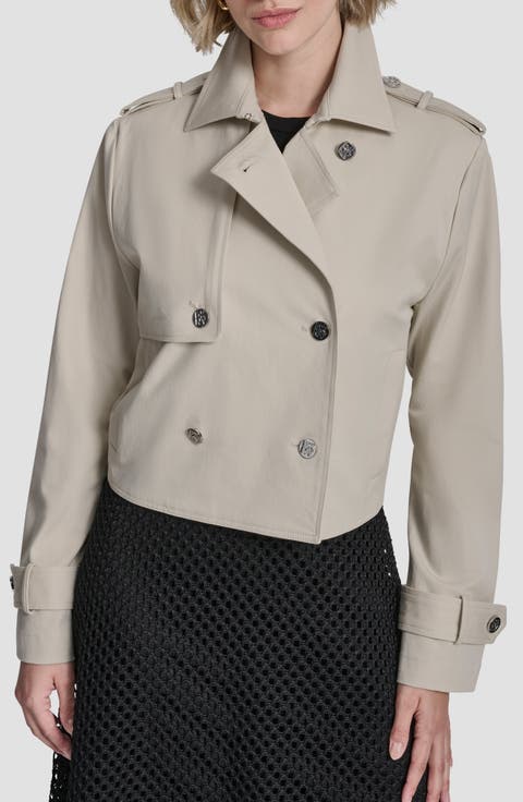 Crop Trench Coat