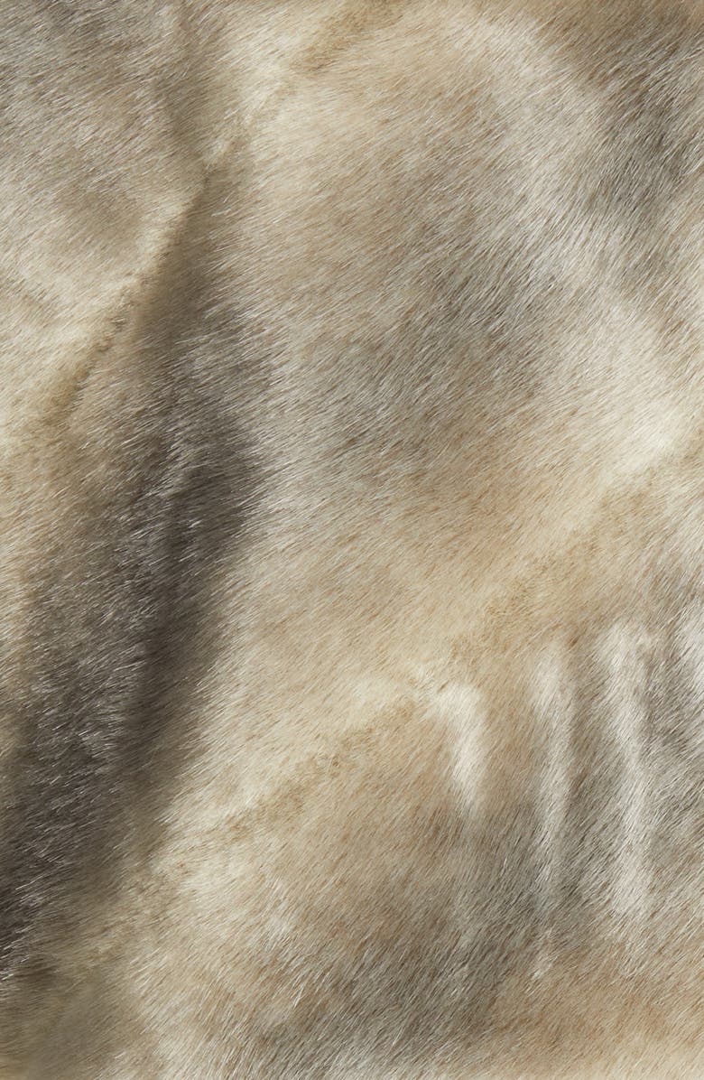 Eliza J Faux Fur Capelet, Alternate, color, Grey