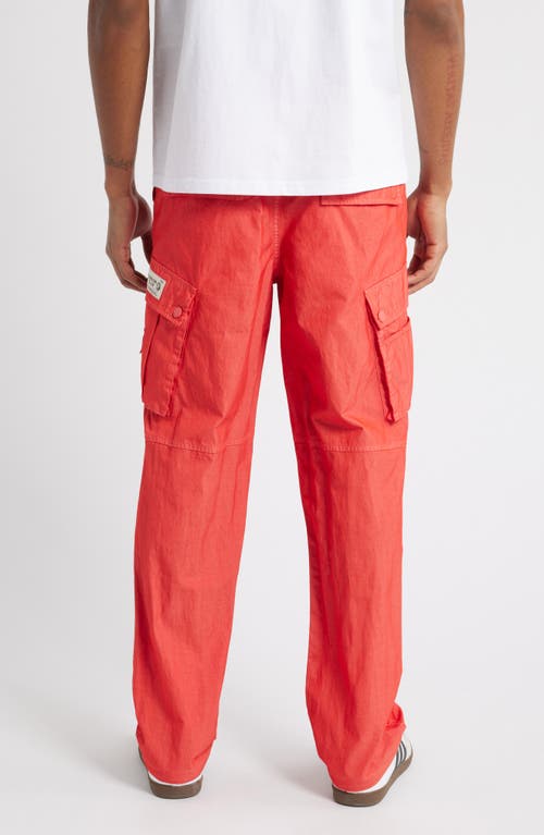 Billionaire Boys Club Bb Flagship Stargate Drawstring Cargo Pants In Red