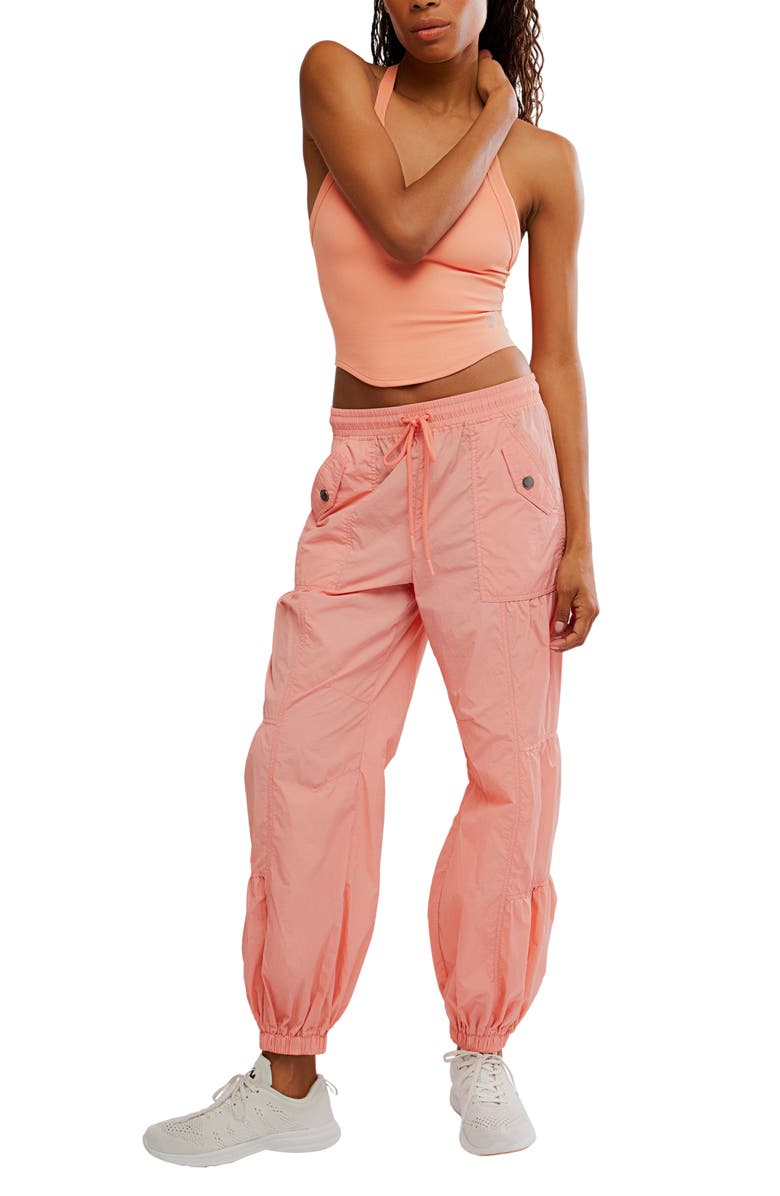 Free People FP Movement Set Me Free Pants, Alternate, color, Fruit Punch