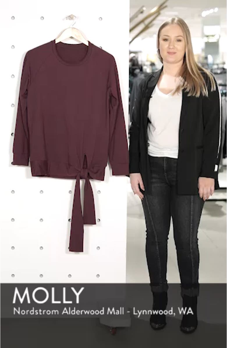 Tie Knot Sweatshirt, sales video thumbnail