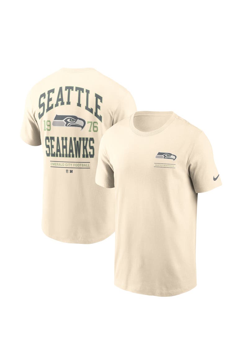Men's Nike Natural Seattle Seahawks Freestyle Essential T-Shirt, Main, color, Natural