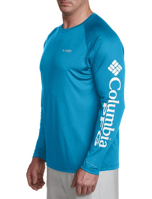 Shop Columbia Big & Tall Terminal Tackle Shirt In Blue Echo