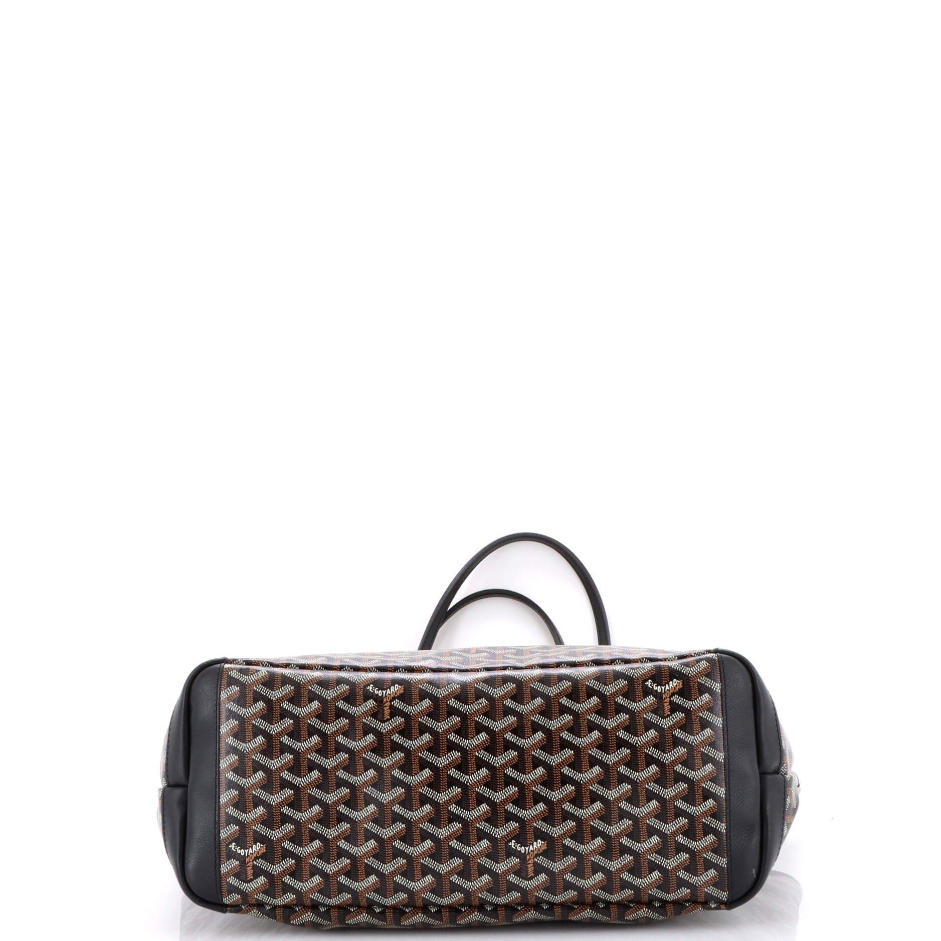 Pre-Owned Goyard Artois Tote Coated Canvas MM, Alternate, color, Black