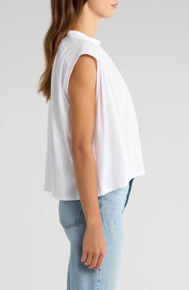 Nation LTD Cary Keyhole Organic Cotton Top, Alternate, color, White