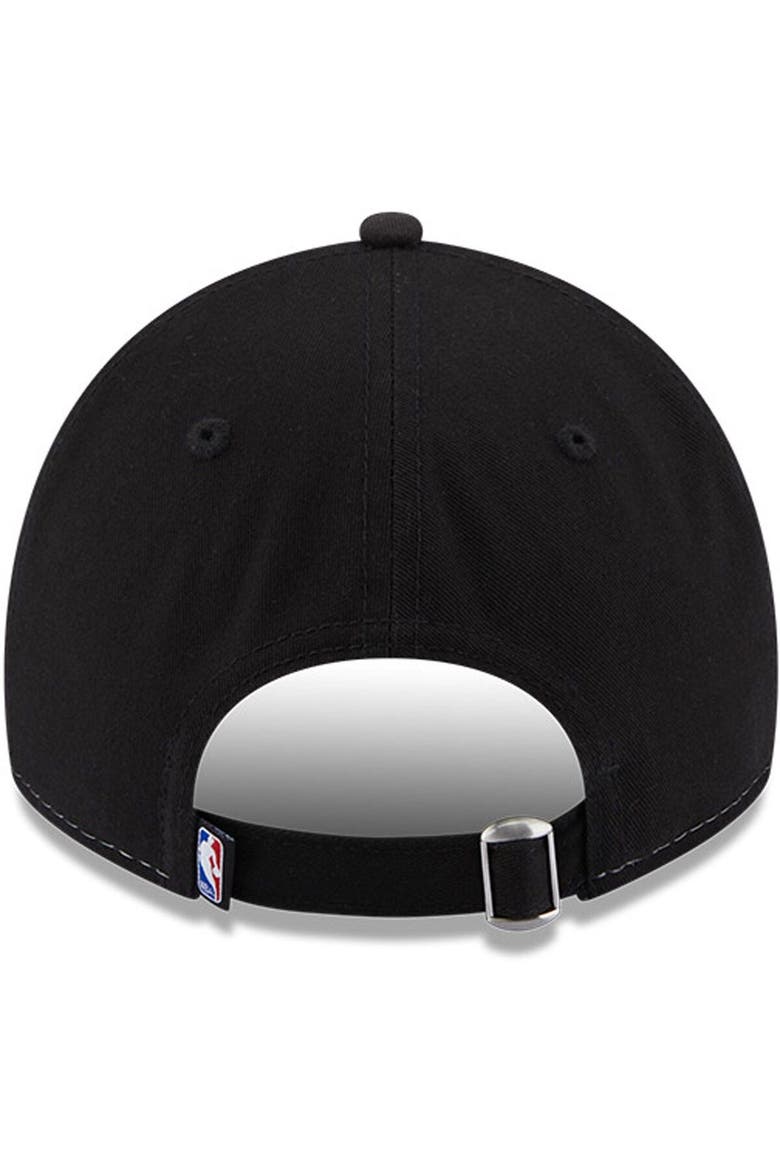 Men's New Era  White/Black Chicago Bulls Back Half 9TWENTY Adjustable Hat, Alternate, color, White