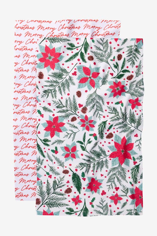 Geometry Kitchen Tea Towel Set In Multi