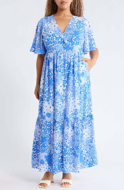 Pismo Floral Dress (Plus)