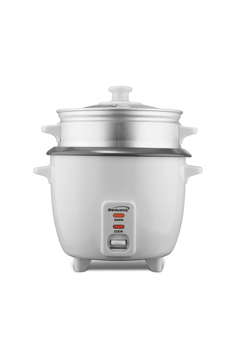 4 Cup Rice Cooker / Non-Stick with Steamer, Main, color, White