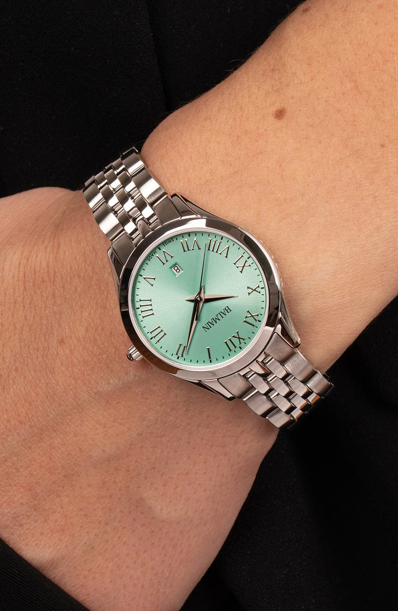 BALMAIN WATCHES Classic R Bracelet Watch, 30mm, Alternate, color, Stainless Steel