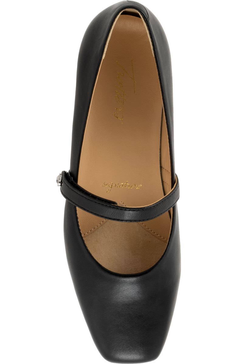 SoftWalk<sup>®</sup> Hazel Mary Jane Flat, Alternate, color, Black