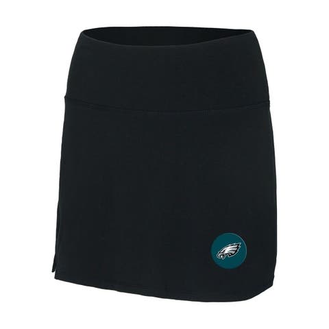 Women's Concepts Sport Black Philadelphia Eagles Plus Size Sport Skort