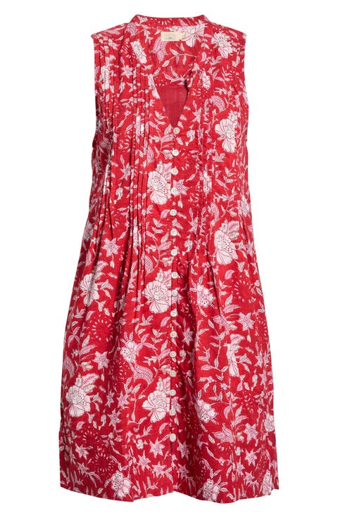 Devin Print Organic Cotton Mini Sundress