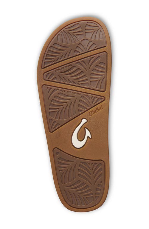 Olukai Hila Water Resistant Slide Sandal In Blue