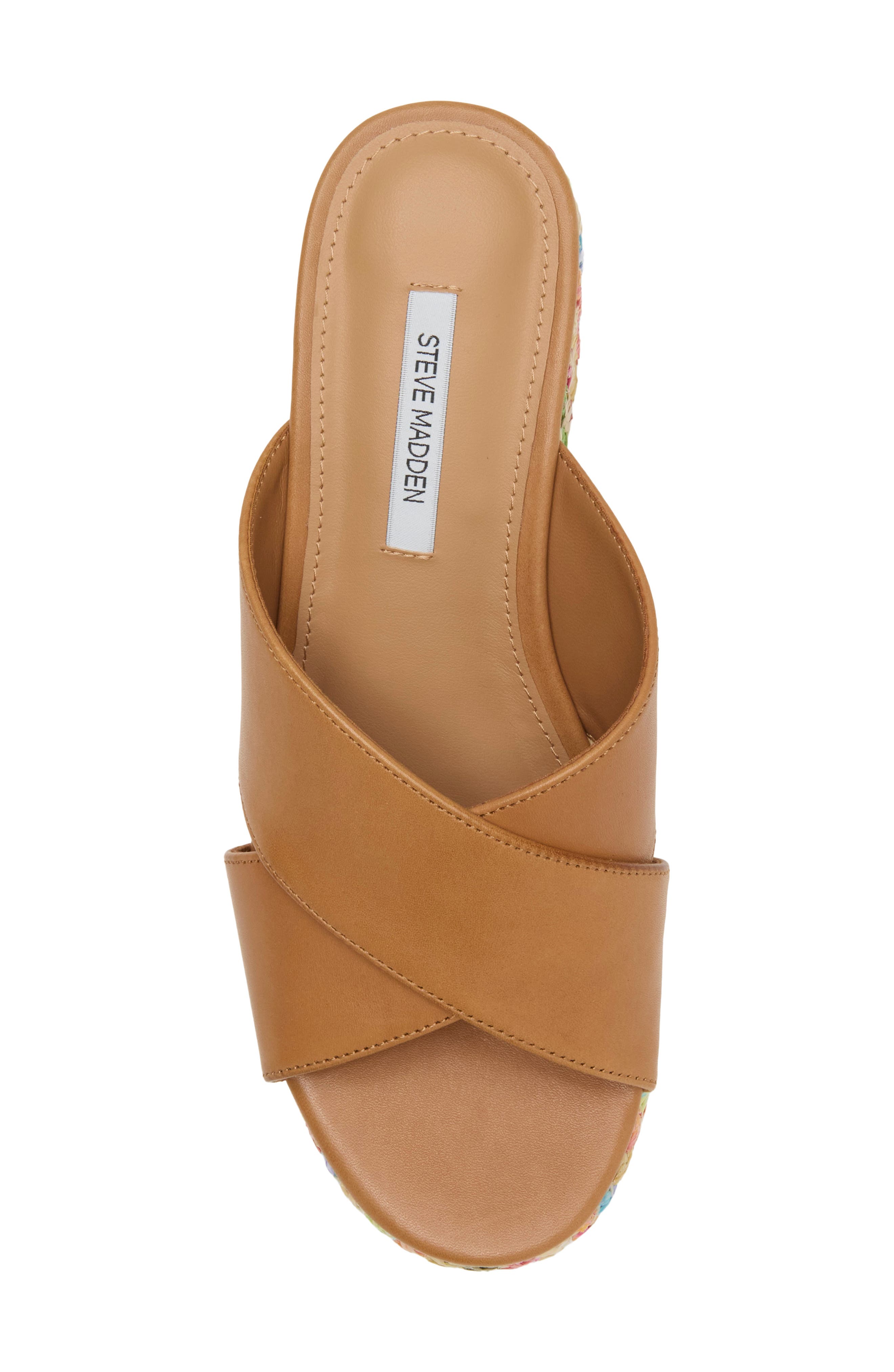 Truthful Raffia Platform Sandal, Alternate, color, BRIGHT MULTI