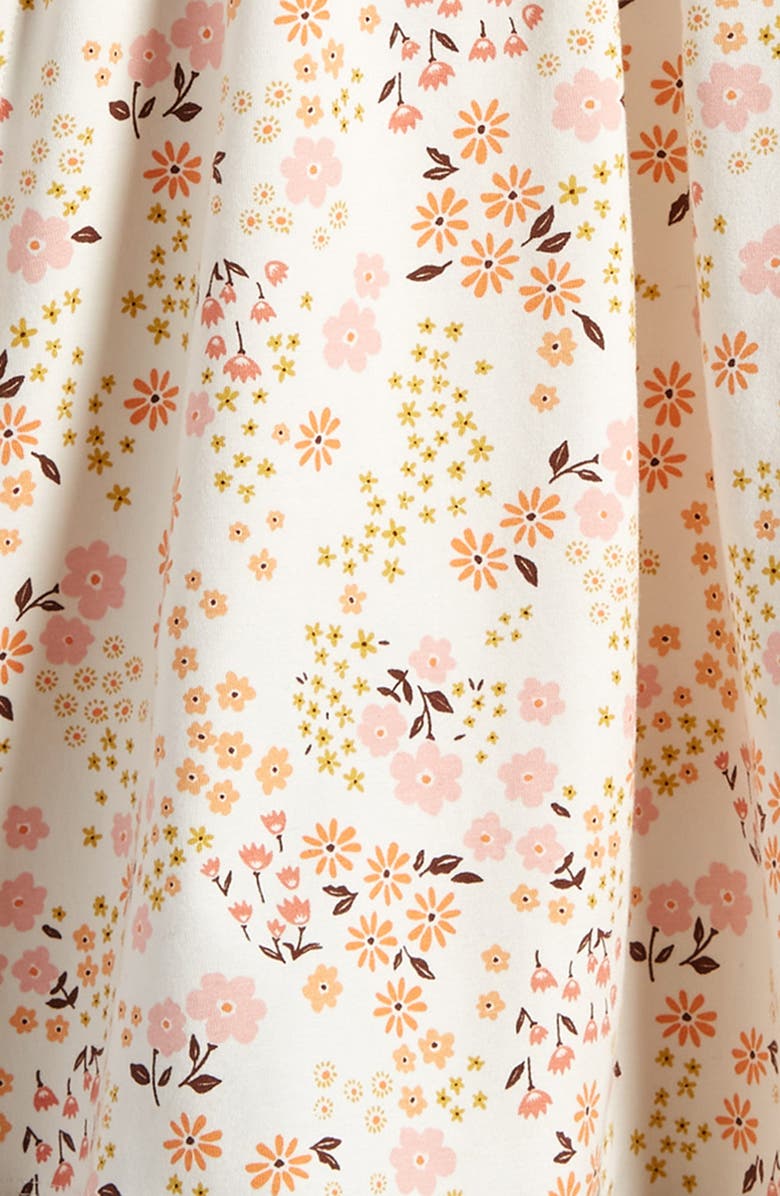 Tucker + Tate Kids' Print Long Sleeve Cotton Jersey Dress, Alternate, color, 