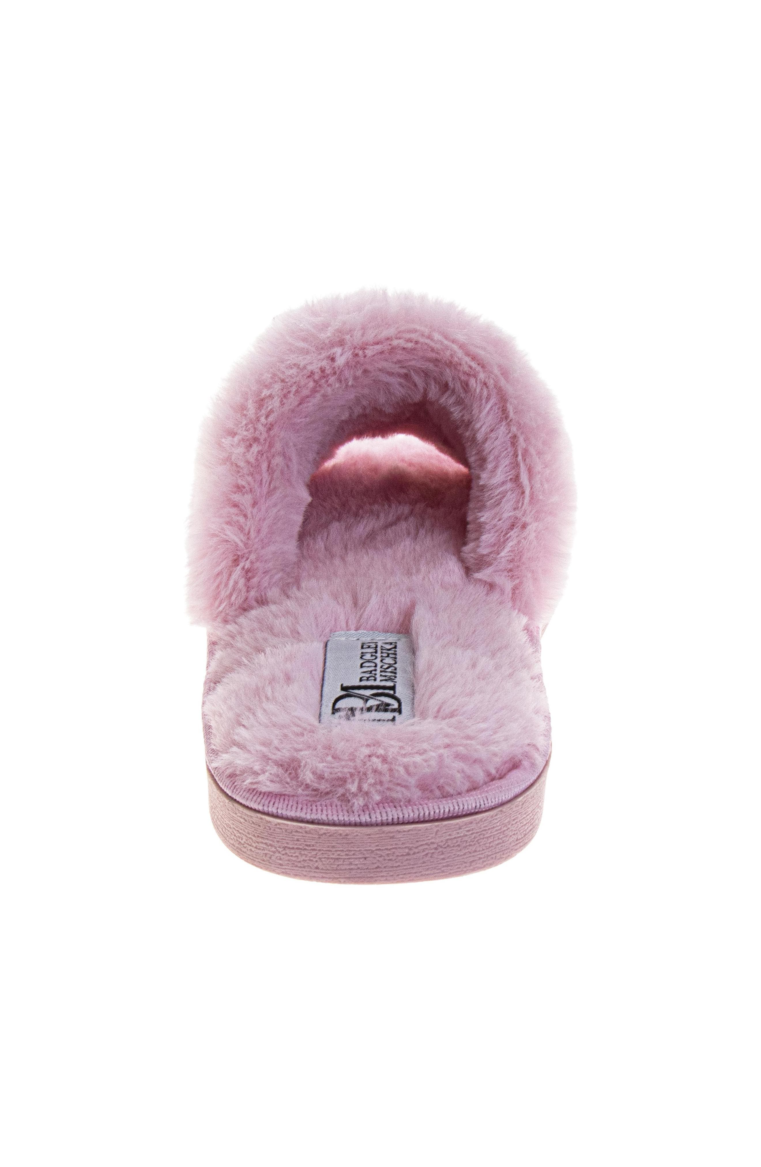 Womens Classic Logo Slippers, Alternate, color, PINK