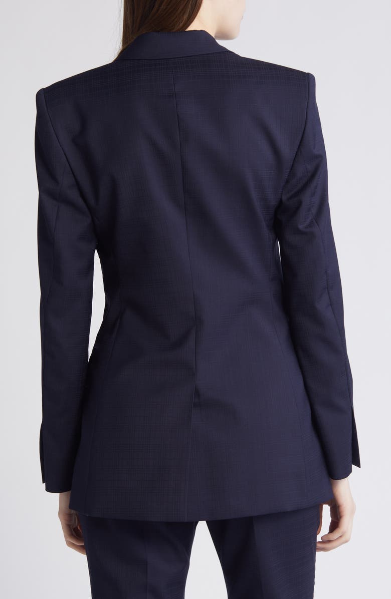 BOSS Janeri Wool Blazer, Alternate, color, Dk Bu