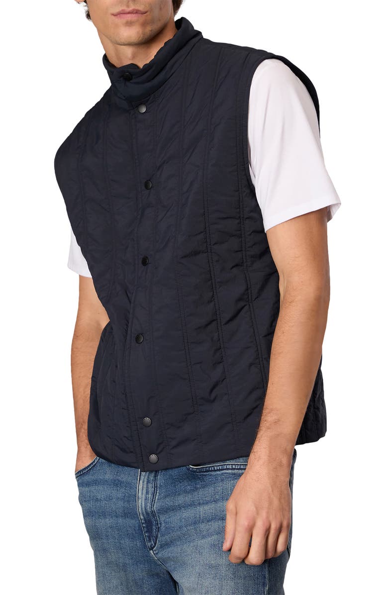 rag & bone Maxwell Quilted Nylon Vest, Main, color, 