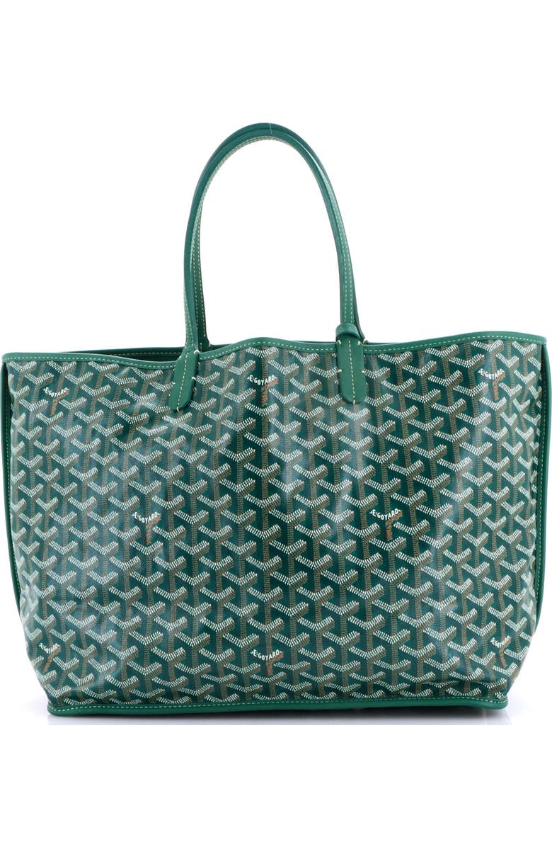 Pre-Owned Goyard Anjou Reversible Tote Coated Canvas PM, Alternate, color, Green