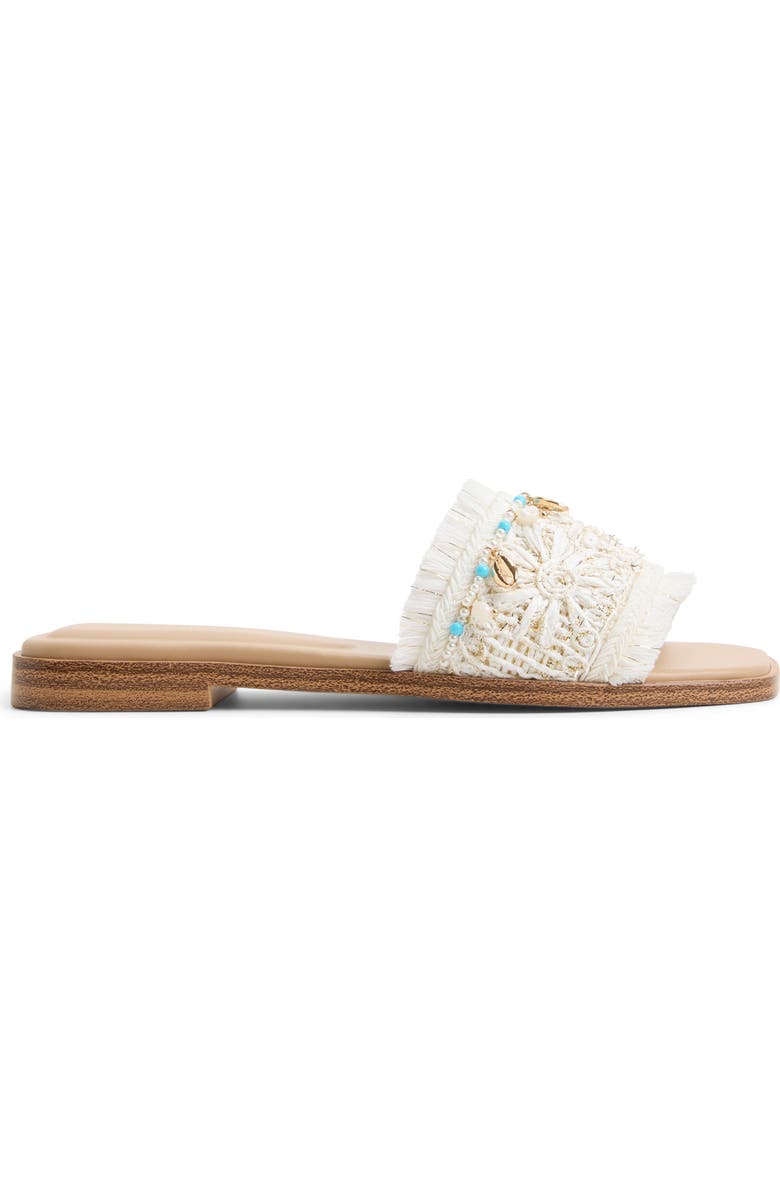 ALDO Aurana Embellished Slide Sandal, Alternate, color,