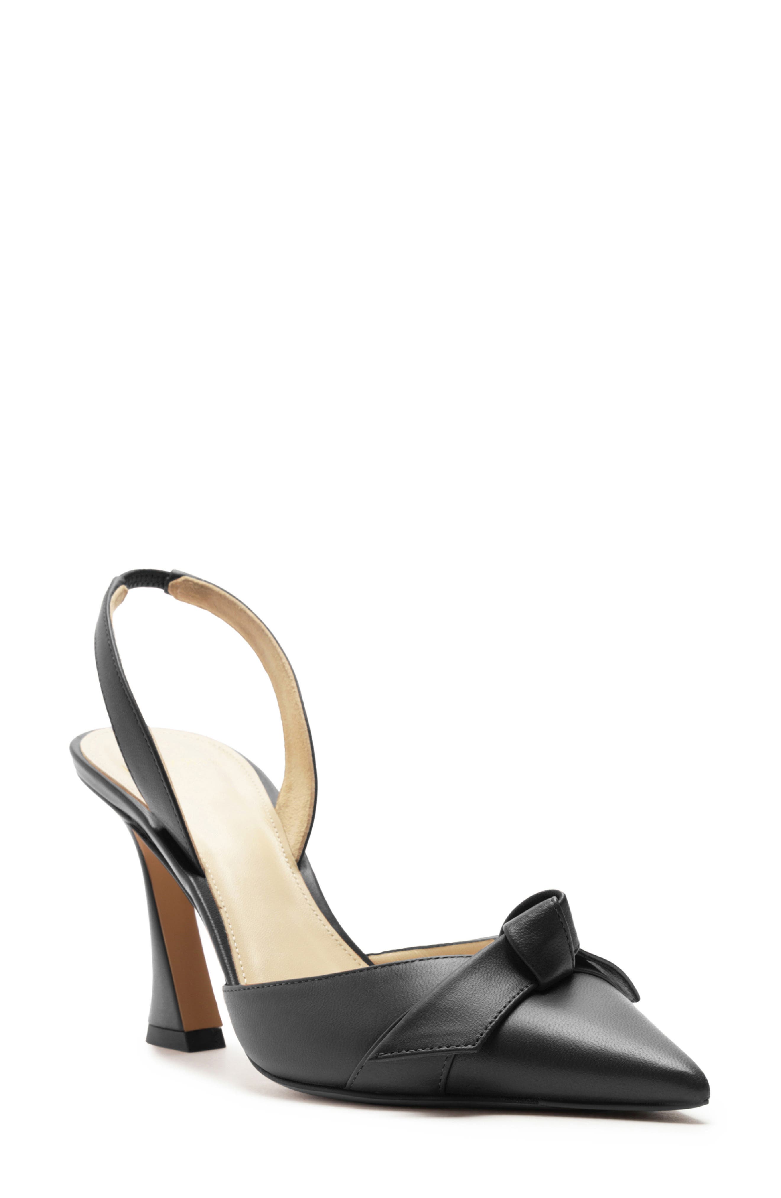 Clarita Bell Slingback Pump, Main, color, BLACK