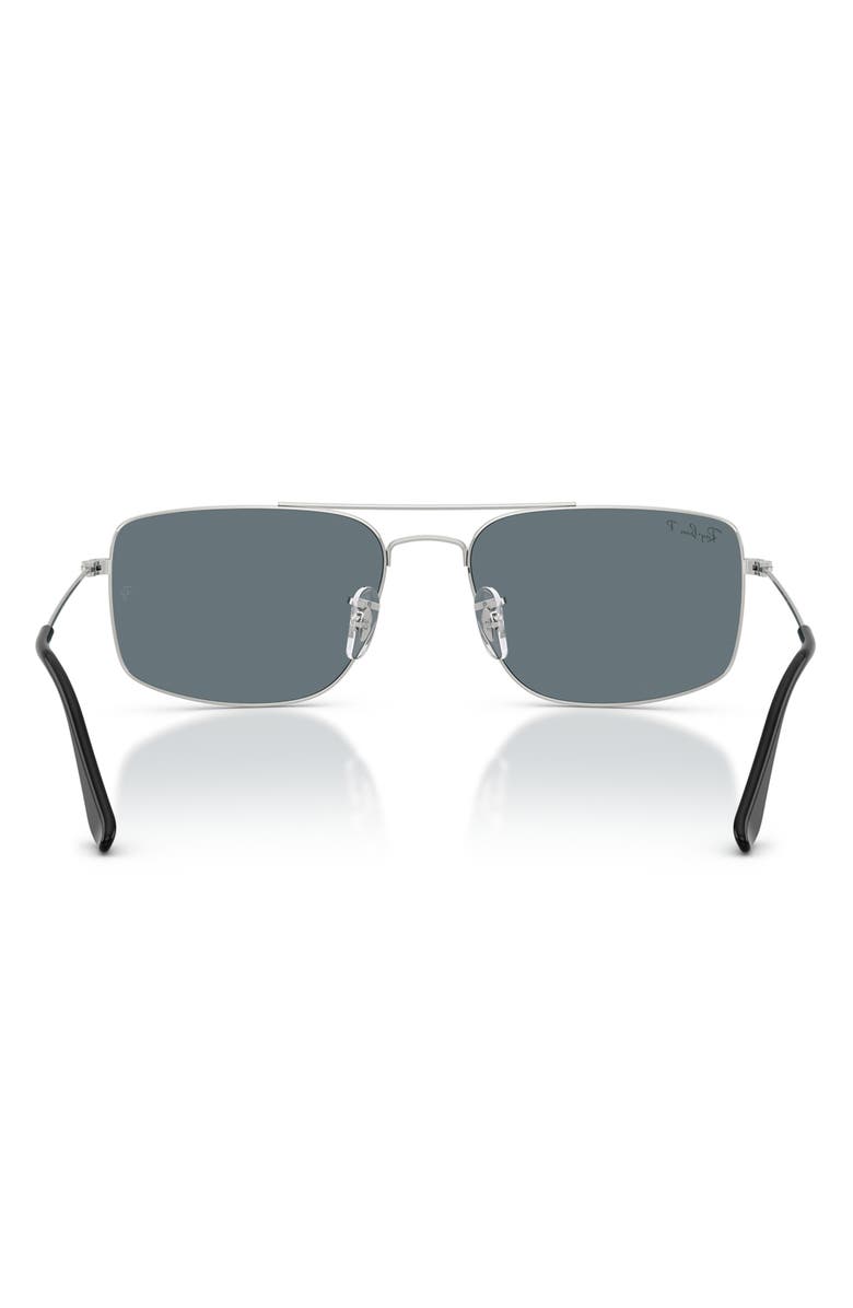 Ray-Ban Explorer 3 56mm Polarized Square Sunglasses, Alternate, color, 