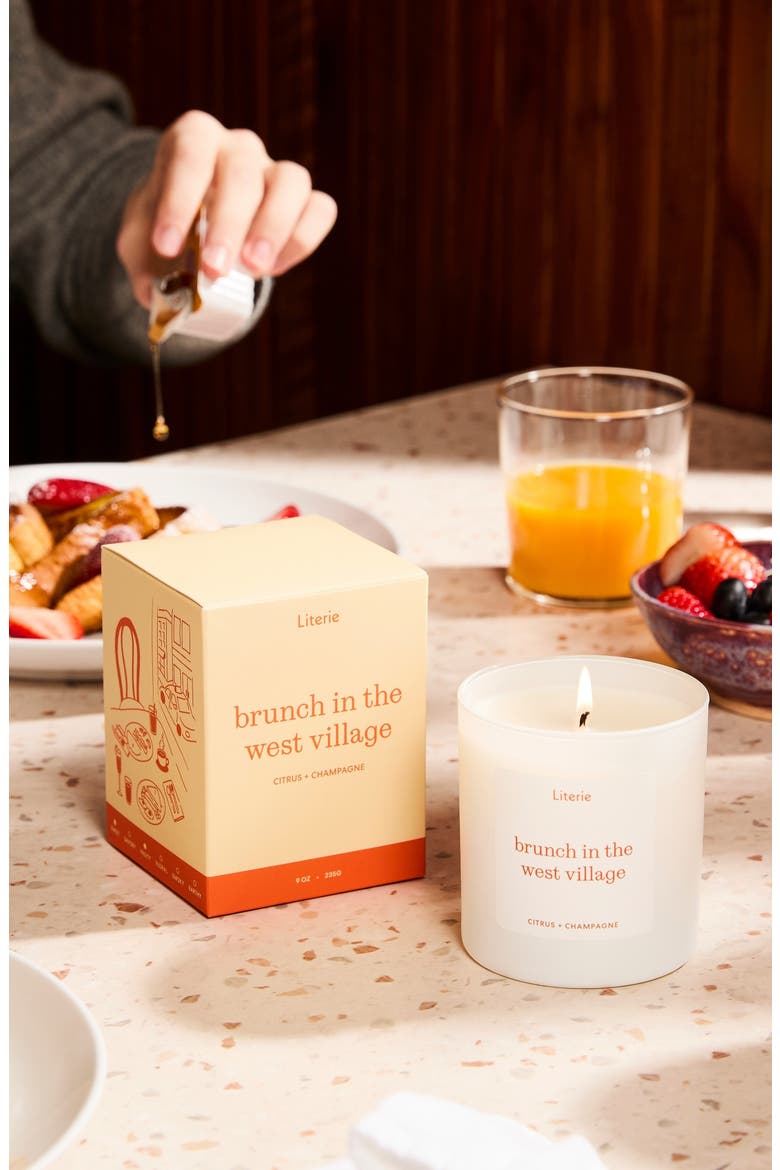 Brunch in the West Village Candle, Alternate, color, ORANGE