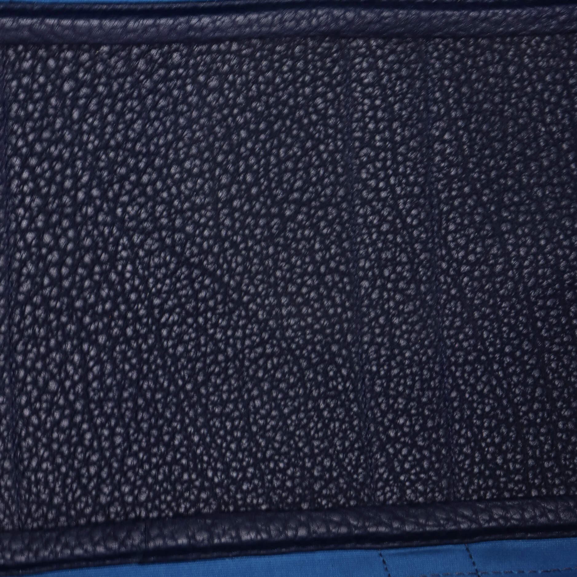 Pre-Owned Hermes Garden Party Tote Toile and Leather 30, Alternate, color, Bleu Izmir