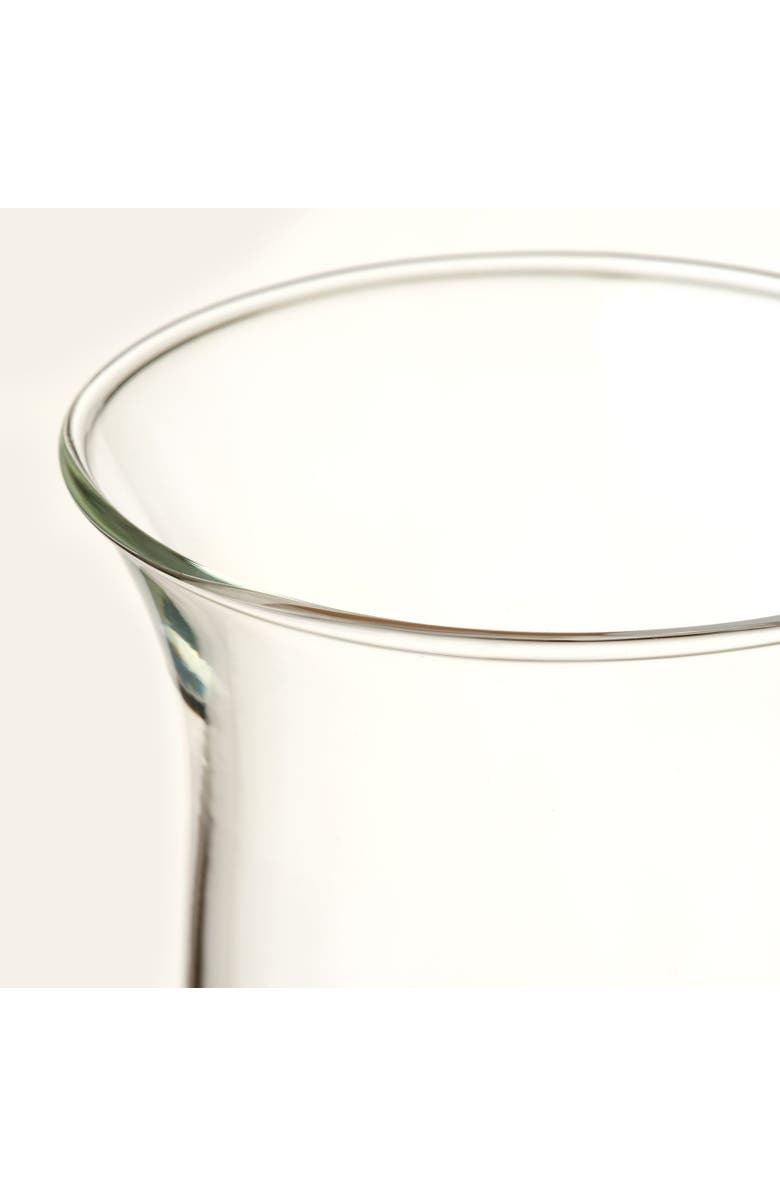 Zsa Zsa Zsu Henan Borosilicate Glass White Wine Glass 8 Oz. Set Of 2, Alternate, color, Clear