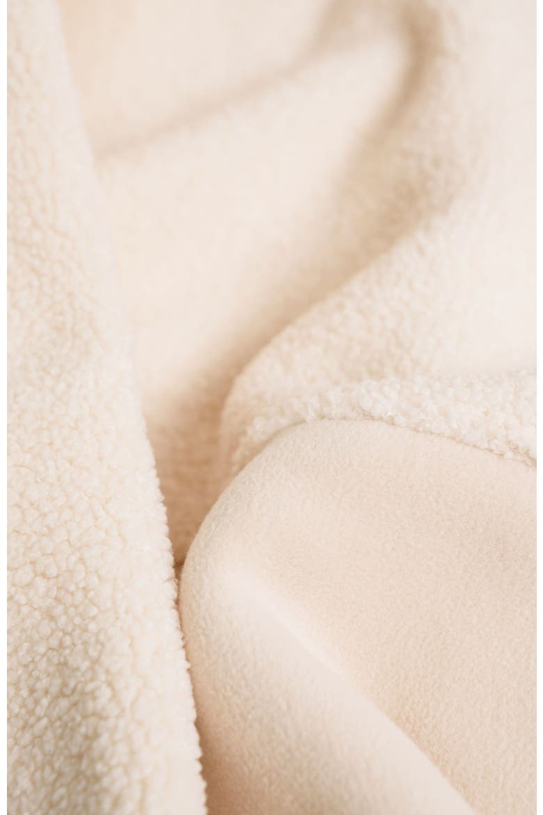 Sasha Maternity & Babywearing Fleece Jacket, Alternate, color, Beige