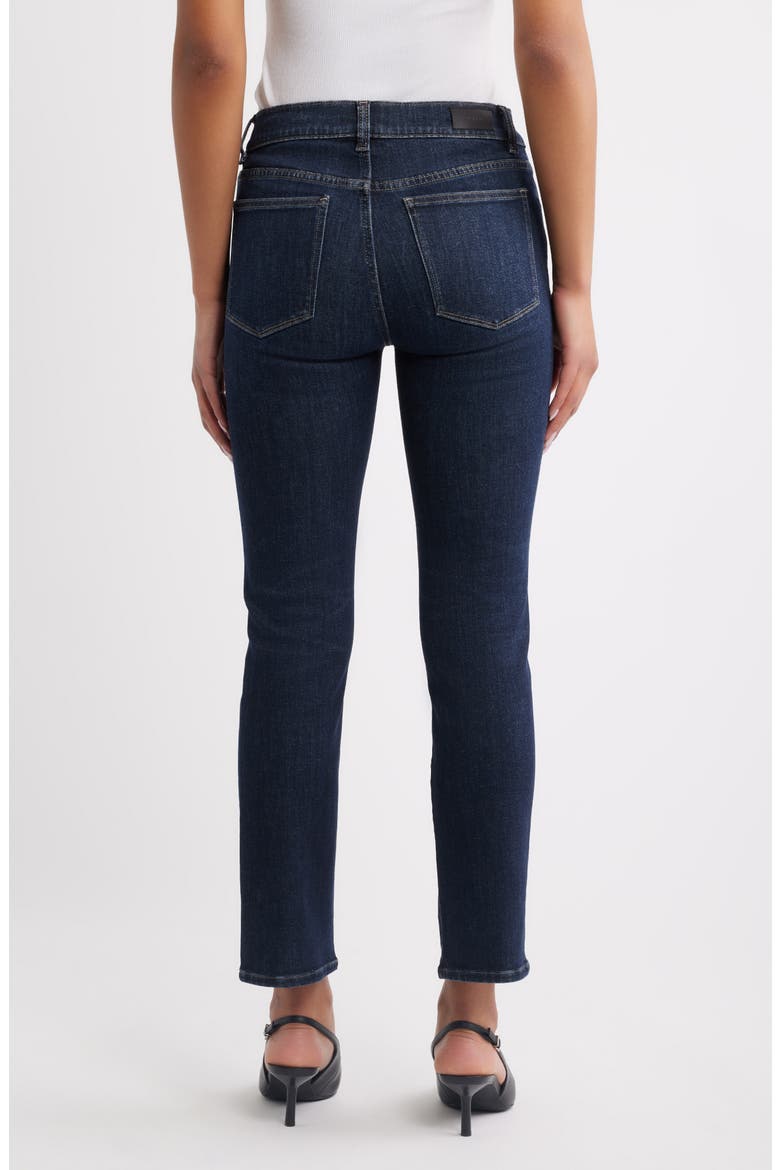Mara Mid Rise Straight Leg Jeans, Alternate, color, CRESCENT HARBOR