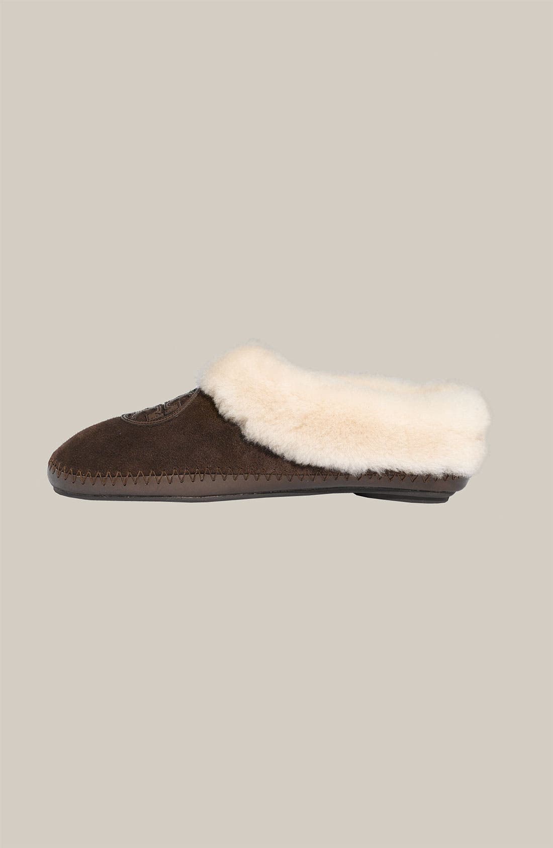 Tory Burch 'Coley' Genuine Shearling Slipper, Alternate, color, 