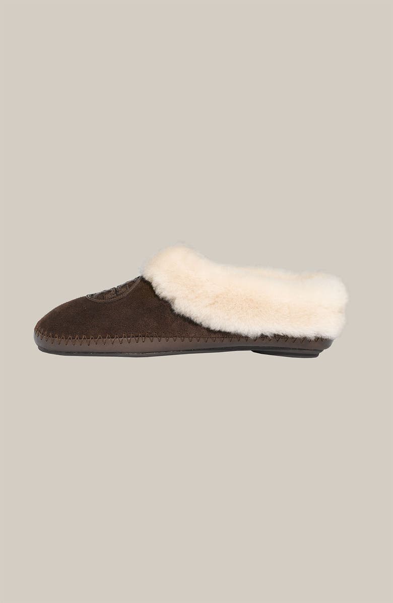 Tory Burch 'Coley' Genuine Shearling Slipper, Alternate, color,