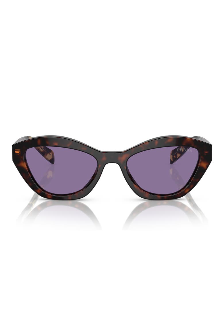 52mm Butterfly Sunglasses, Main, color, HAVANA