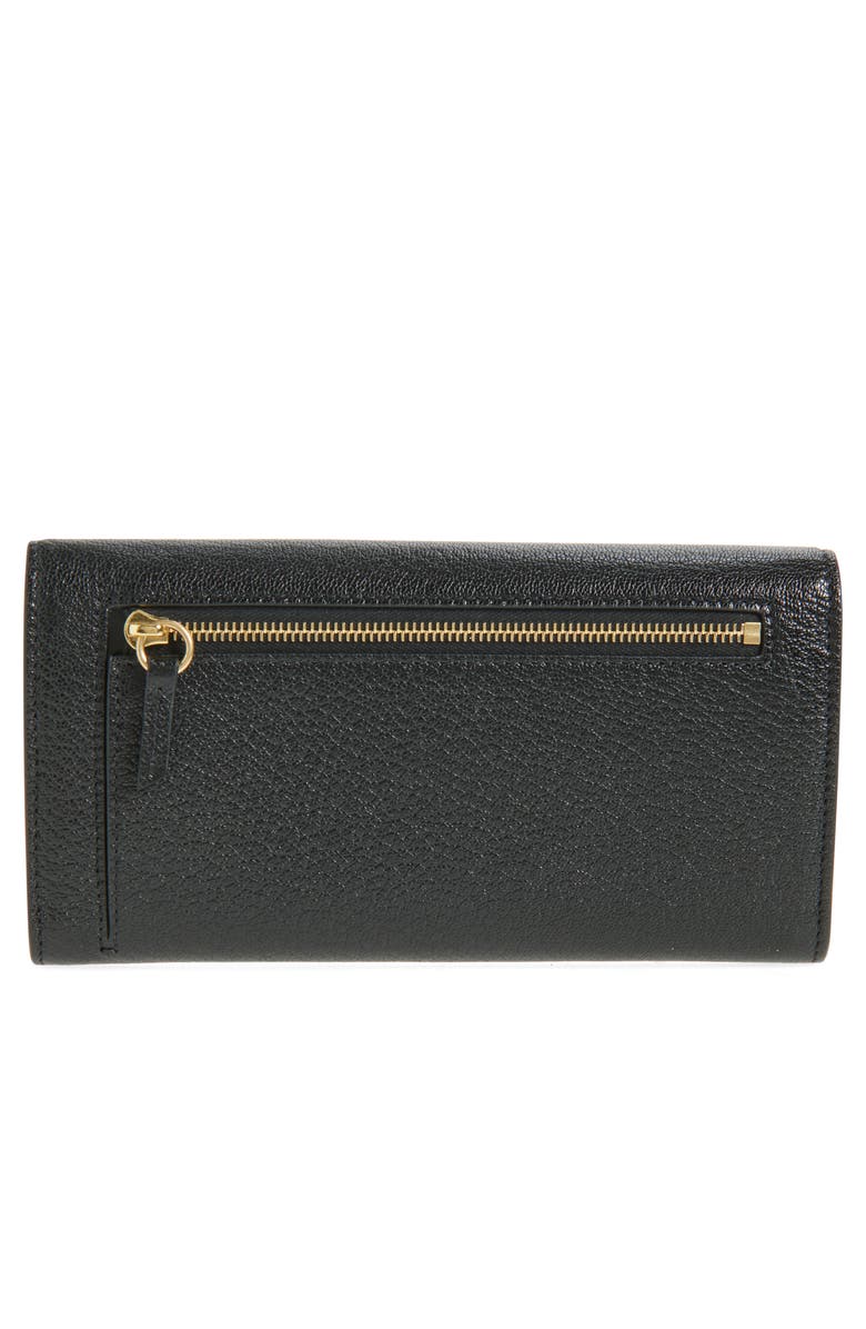 Chloé Envelope Long Wallet, Alternate, color, Black