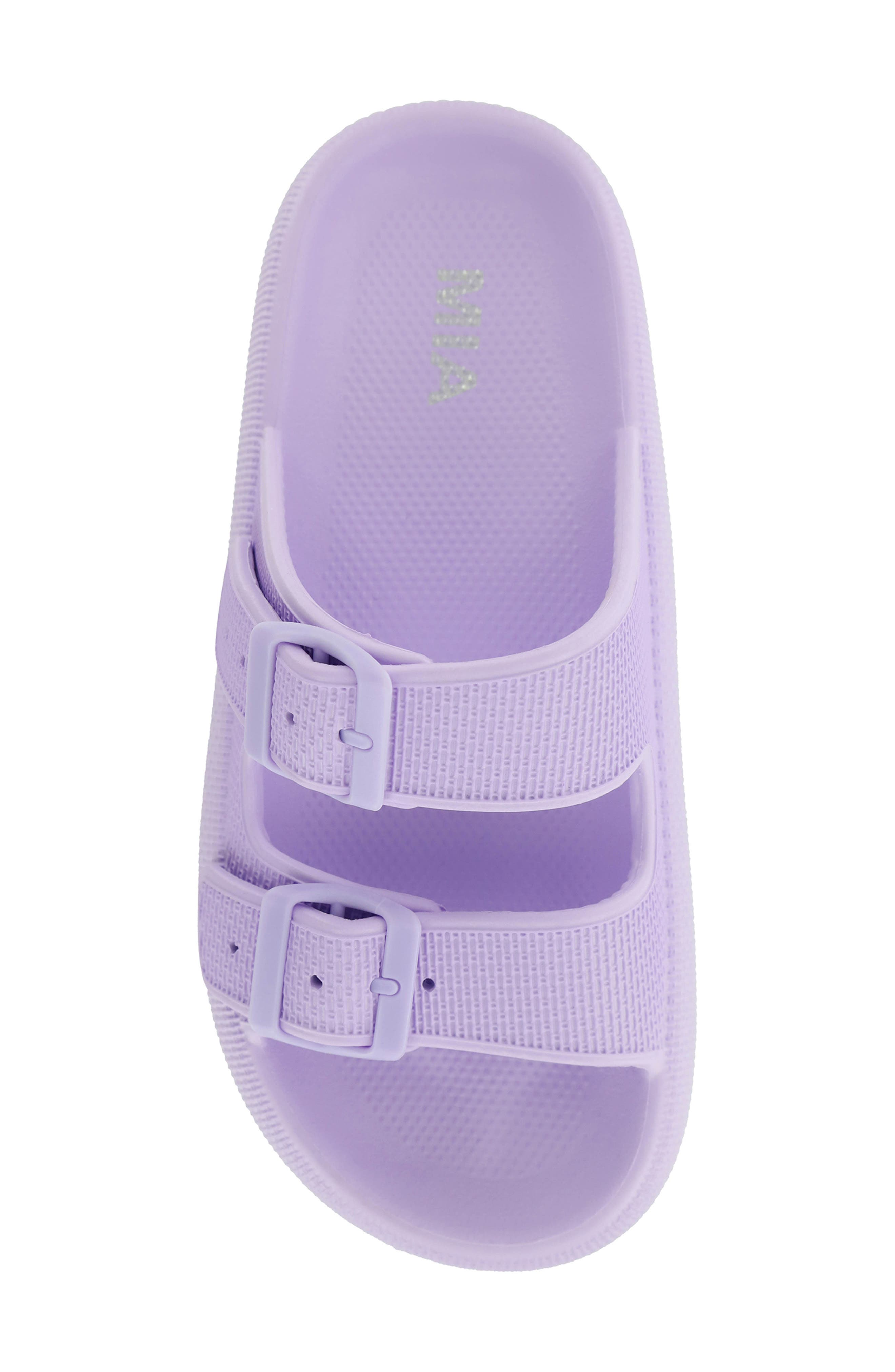 Libbie Slide Sandal, Alternate, color, LAVENDER