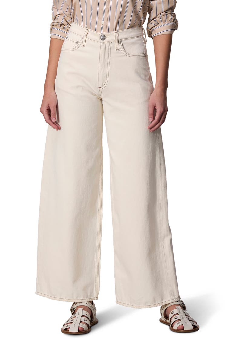 Sofie Wide Leg Ankle Jeans, Main, color, ECRU
