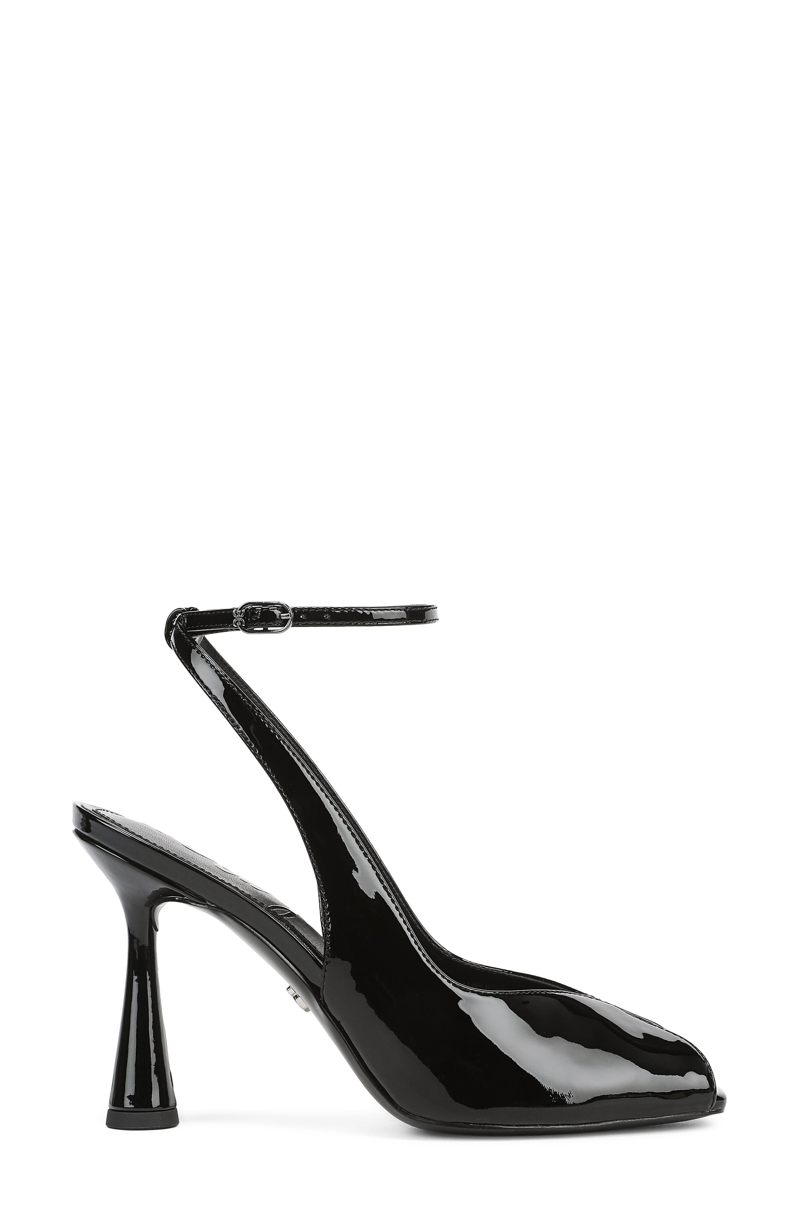 Esme Ankle Strap Sandal, Alternate, color, BLACK